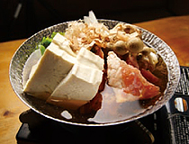 奥丹波鶏と豆腐の特製ミニ鍋
